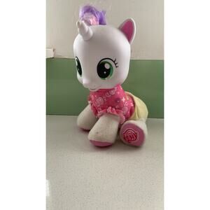 Hasbro 2010 White Horse Pink Shirt My Little Pony 10”
